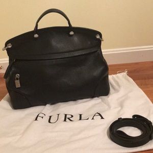 Black FURLA My Piper bag